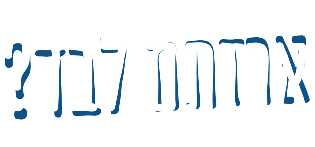 ארזתם לבד?